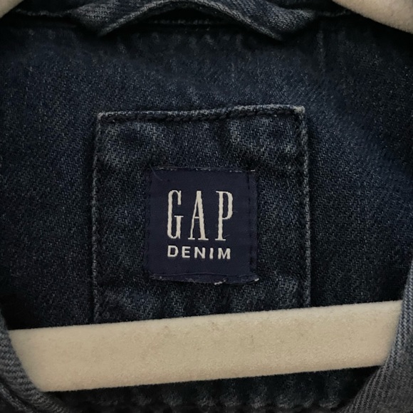 Girls Denim Jacket with Silver Details Long Sleeve, button down size XS - Picture 4 of 7